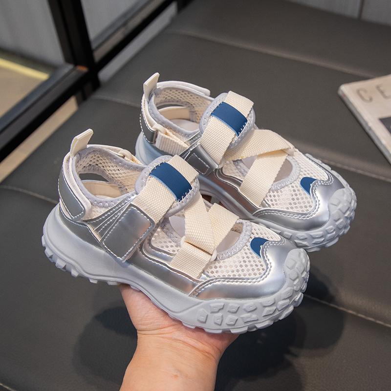 Children's Fashion Breathable Velcro Headband Sports Casual Shoes Frame Outdoor Sandals Beach Shoes Children's Shoes Water Shoes