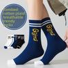 Pánské jarní a podzimní módní nové deodoranty, pot, sportovní, studentské bavlněné ponožky