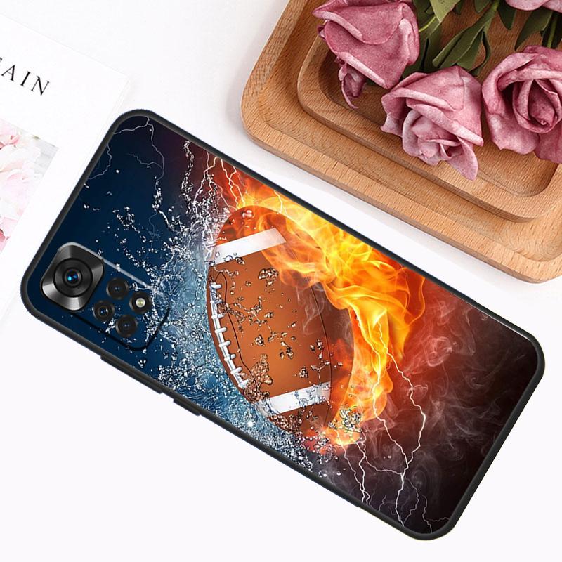 Rugby Case For Xiaomi Redmi Note 9 10 11 12 13 14 Pro 9S 10S 11S 12S Redmi 14C 13C 10C 12C Cover