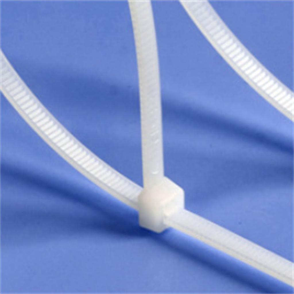 1000Pcs White Nylon Cable Zip Ties Set Thickened Safe Non Slip Practical Heat Resistant Wire Ties Kit Width 1.8mm