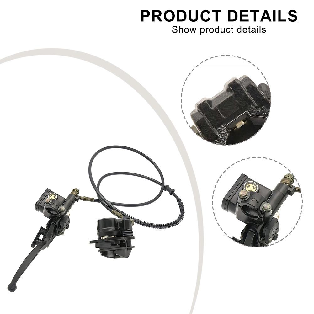43mm Left Hydraulic Brake Master Caliper Rear Hand Hydraulic Disc Brake Assembly For Most Dirt Bikes ATV Quad 110cc 125cc 140cc