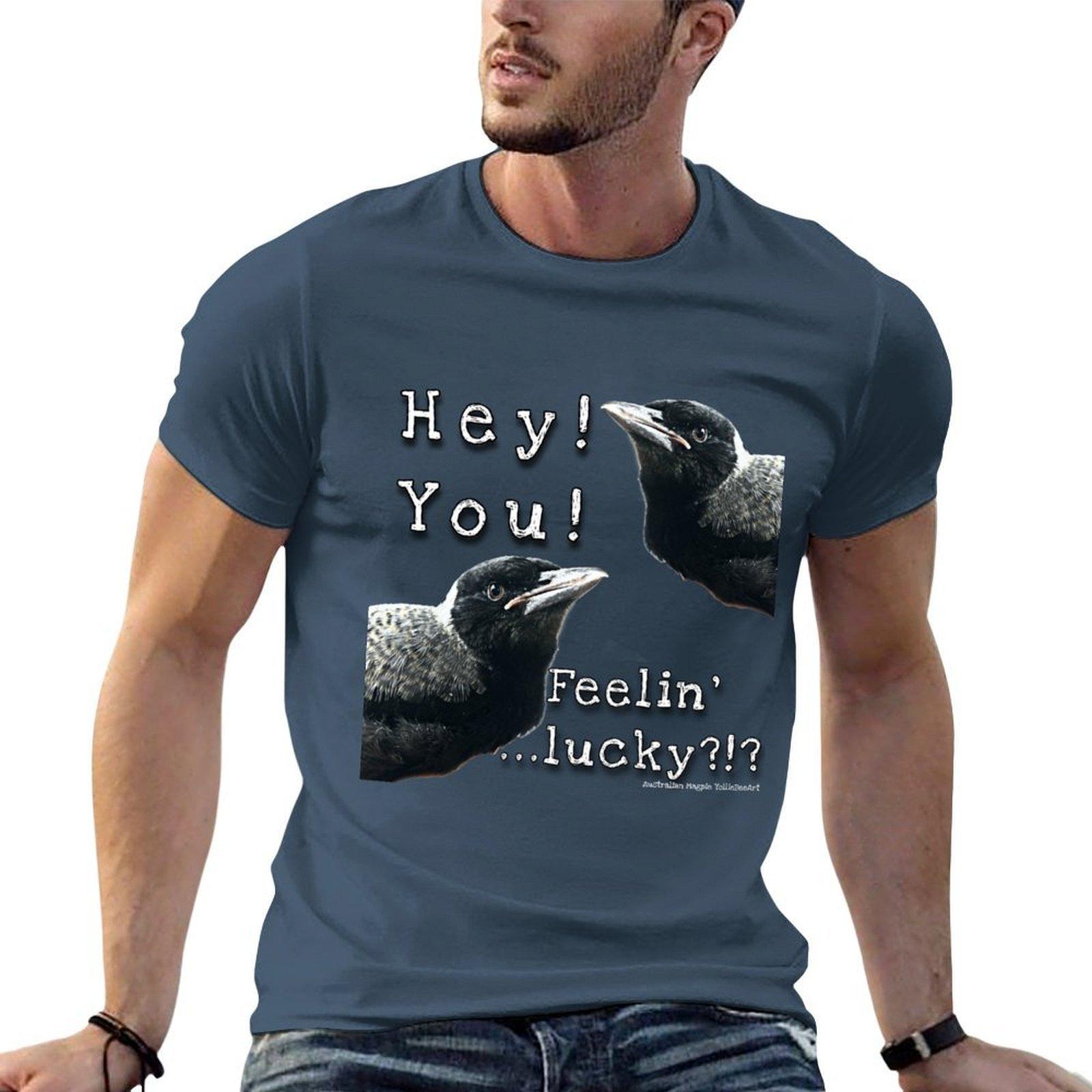 Hey You Feelin Lucky Tshirt T Shirt Unisex 100 Cotton Luxury Brand T Shirt Unisex Plain Tshirt S