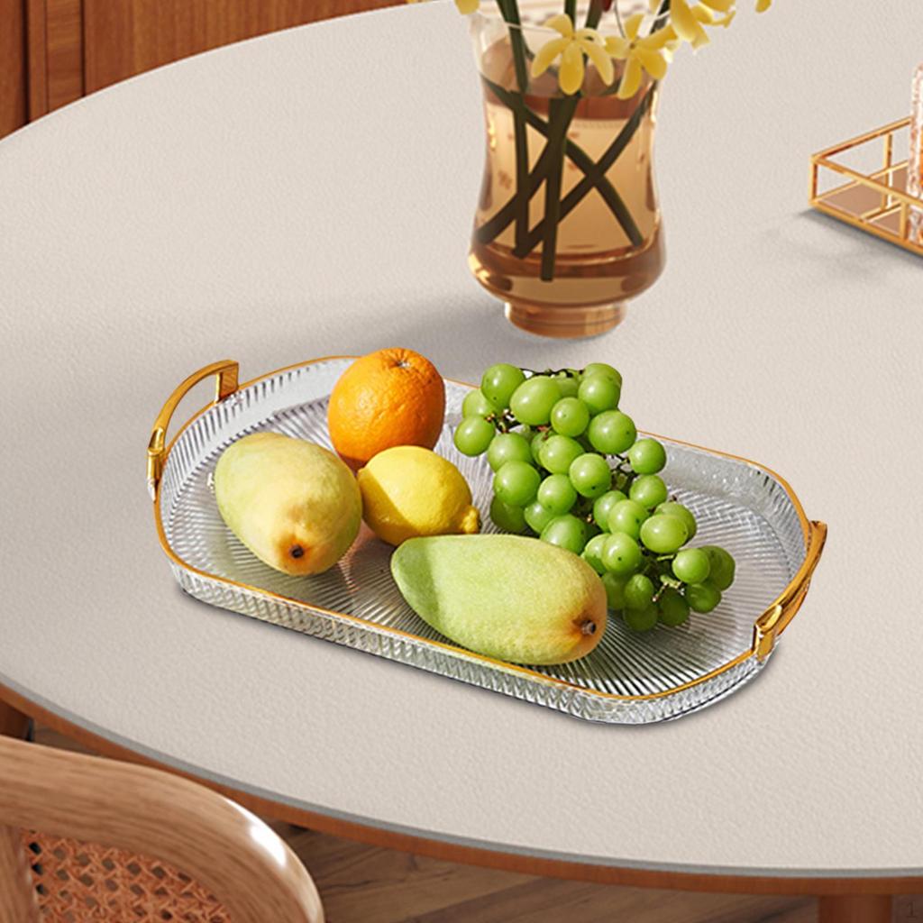 Elegant Rectangular Tray for Jewelry and Cosmetics Organization