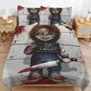 3D Gedrucktes C-Chucky Bettwäsche-Set 2/3 Stück Einzel-/Queensize Bettbezug Kissenbezug Schlafzimmerdekoration Teenager Erwachsener Jungen Mädchen Geschenk