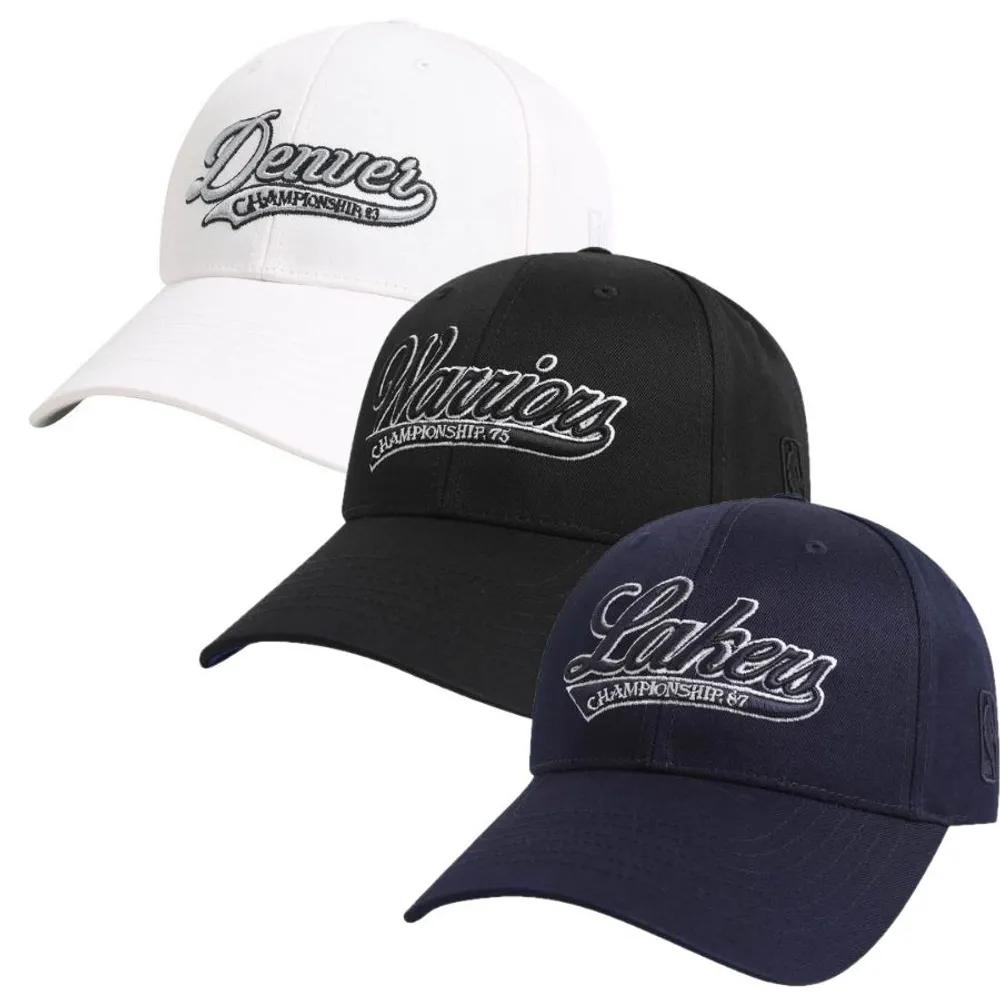 [NBA] LAL Team Cursive HARD BALL CAP black