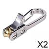 2x 6-Piece Roller Tensioner Rope Tensioning Tool Adjuster Made of Zinc Alloy for