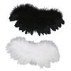 2Pcs Ball Joint Doll Feather Wings Black and White Soft Comfortable for 1 3 1 4 1 6 Dolls