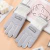 Warm Gloves for Women Plus Velvet Windproof Waterproof Non Slip Outdoor Cycling Bicycle Cold Proof Touch Screen Winter Gloves