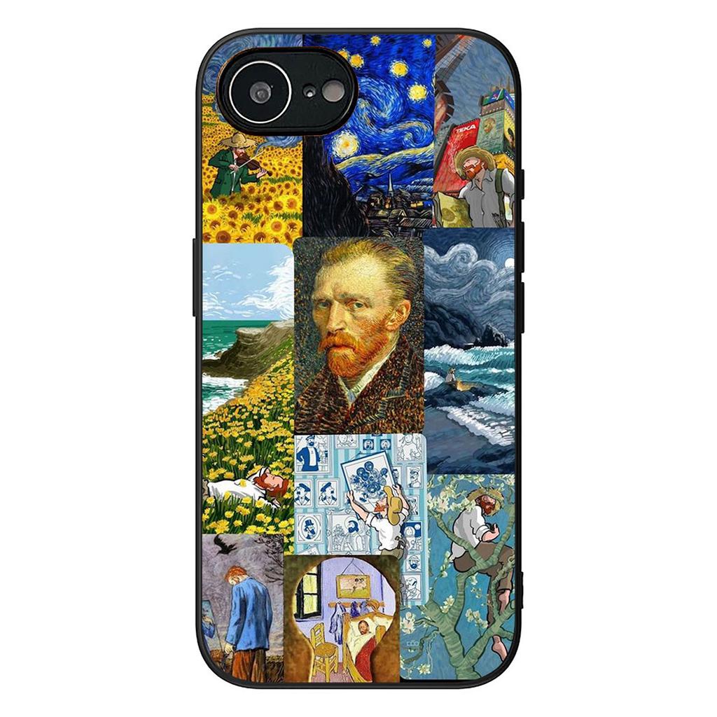 Starry Night Van Sunflower Gogh Painting Phone Case for Xiaomi Redmi Note 13 14 ProPlus Pro Plus 14C A4 13C Pro+ Note14 Cover