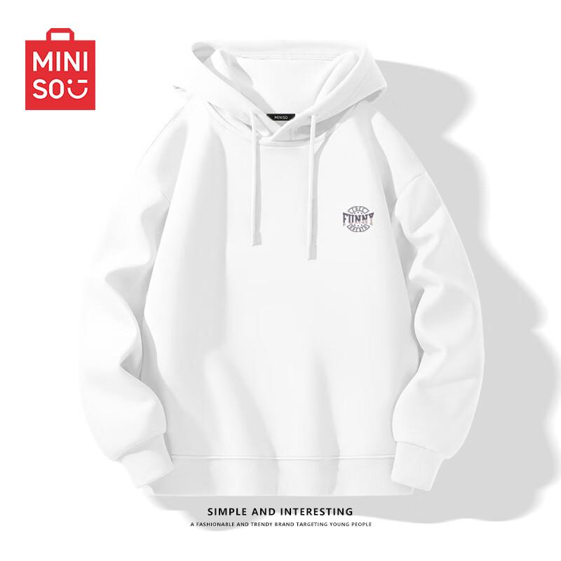 MINISO Men's French Terry Hooded Sweatshirt
