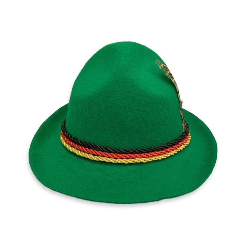 A52E Decors Fedora Hat for Women Men Thick Octoberfest Casual Party Show Hat