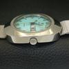 VINTAGE NINO AUTOMATIC 2066 SWISS MENS SEA GREEN COLOR DIAL WATCH A703032-1