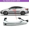 Front Left Inductive Door Handle Outside Pull Handle Have Button 82651-F2200 82651-F2210 For Elantra 2017-
