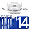 Dual-Sided Flat Timing Pulley: 5M50 Teeth, Width Options 11/16/21/27AF, Bore Size 8-30.