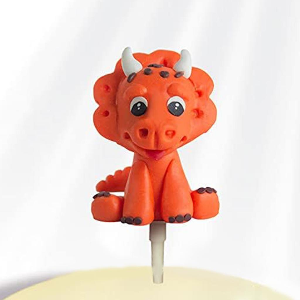 19ks Sada ozdob na dort s dinosauří tématikou Dinosauří Džungle Safari Ozdoby na narozeninovou oslavu Ozdoby na dort s dinosaurem pro chlapce