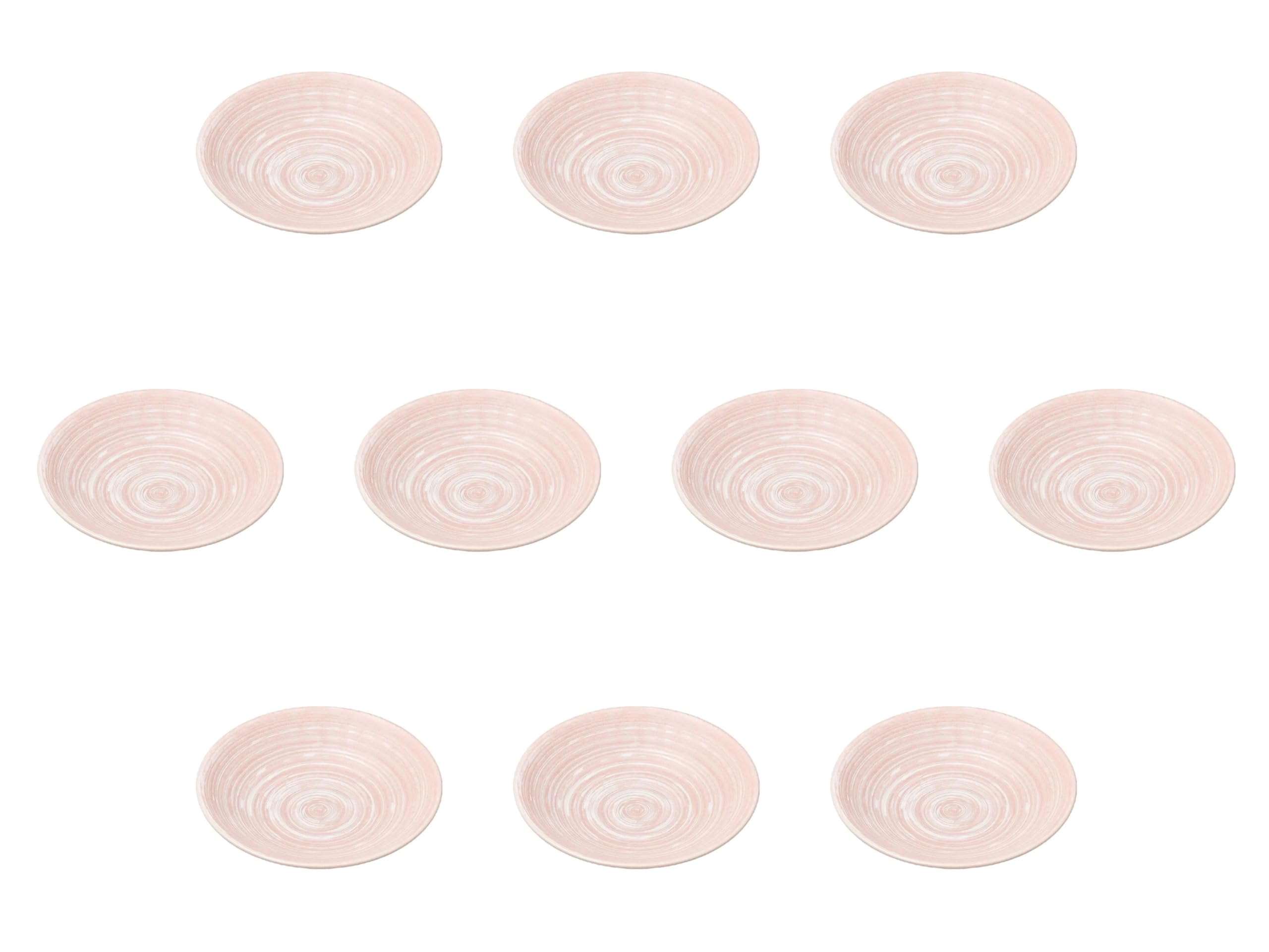 

Набор из 10 тарелок Hana no Mai Ripple x Набор маленьких тарелок Setomonohonpo 4.0 [12 2,5 см]