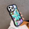 Winter Snowflake Mobile Cell Phone Case for iPhone 17 16 15 14 13 12 11 Air Pro Max Plus Wavy Edge TPU Colorful Cover Luxury