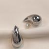 European and American environmental protection CCB water drop earrings light luxury cold wind high texture 2025 ears