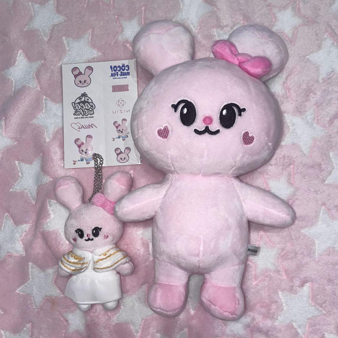 

[Б/У] NiziU Miihi NIZOOPYONPYON Плюшевый брелок-маскот