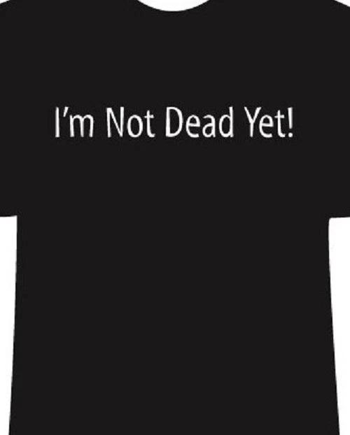 Monty Python Holy Grail I m not dead yet t shirt tee movie funny S