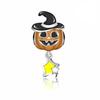 925 Silver Bat Witch Pumpkin Scream Skull  Spider Moon Bead Fit  Pan Charms Bracelet For Making Women Halloween Berloque