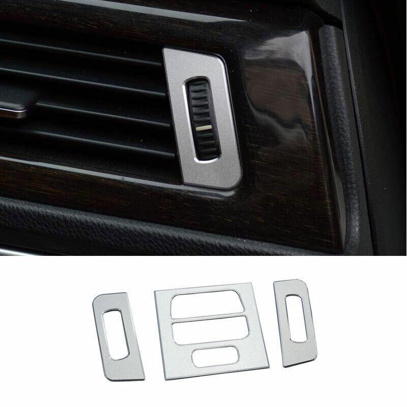 For BMW 3-Series E90 2005-2011 2012 Silver Console Air Outlet Pulley Cover Decor