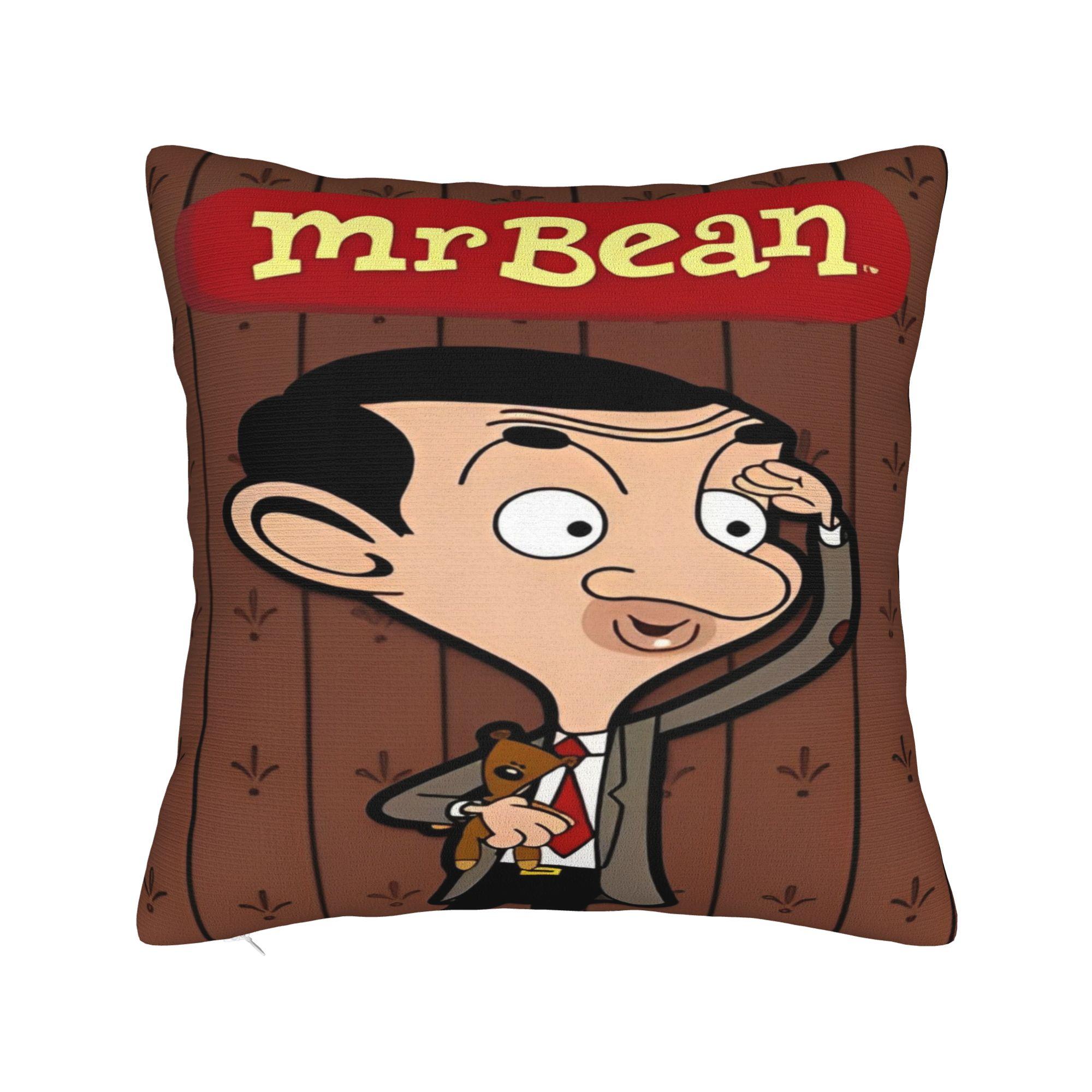 

mrbeanes Pillowcase Accessories Soft Cushion Cover Throw Pillow Cover Car Decorations Square Multiple Sizes 20x20in 50X50cm