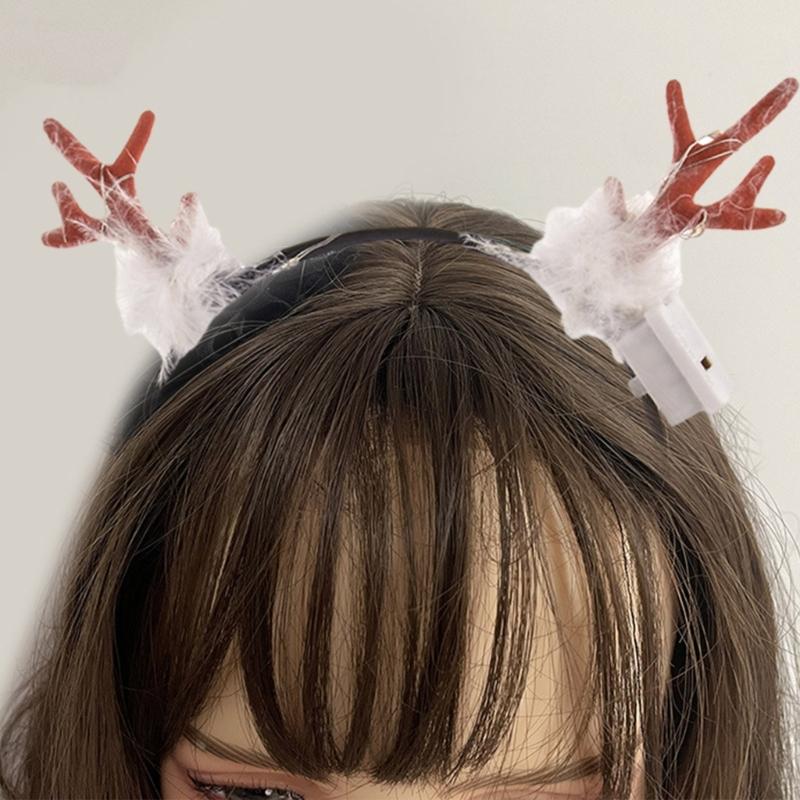Reindeer Headbands Christmas Hairbands Cosplay Hair Hoop Headbands Festival Party Hair Accessory for Girls