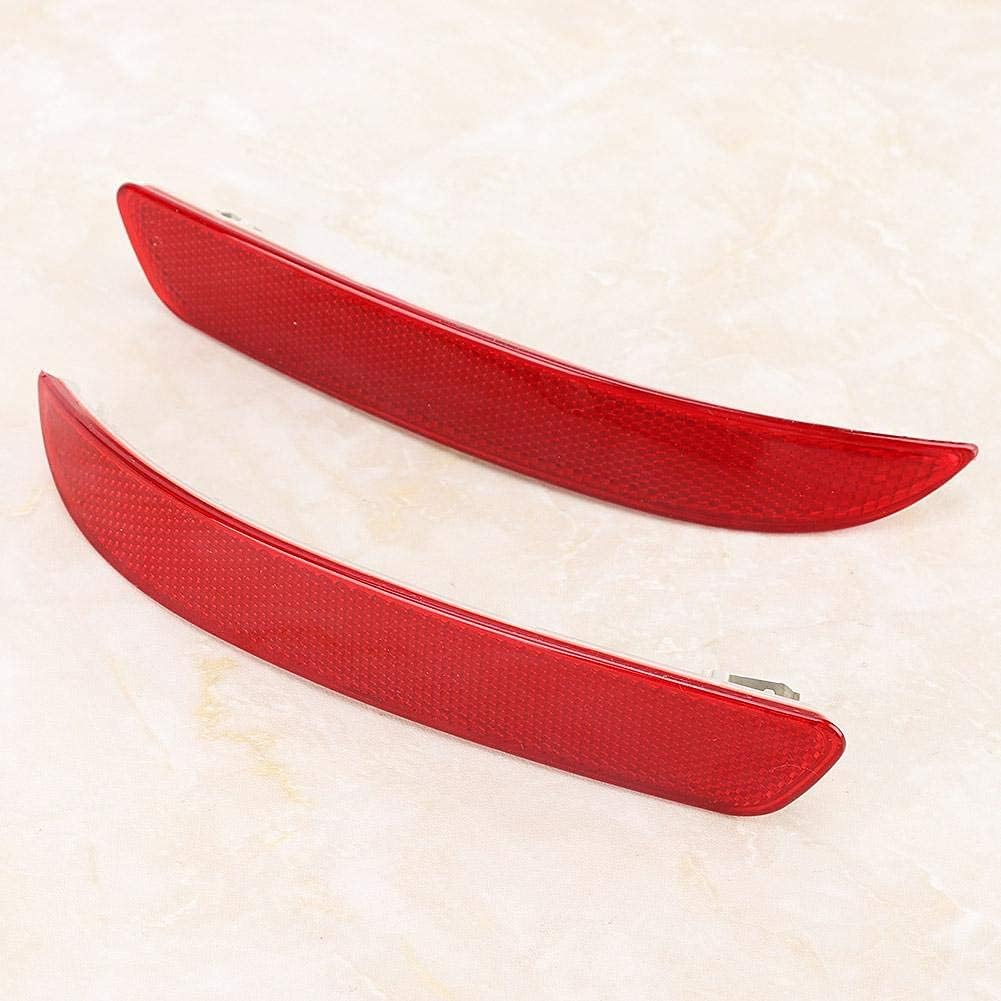 KIMISS Left & Right Rear Bumper Reflector, Car Red Bumper Reflector 63217158949 63217158950 Fit for E70 X5 2007-2013