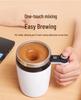Rechargeable Stainless Steel Magnetic Coffee Stirring Cup