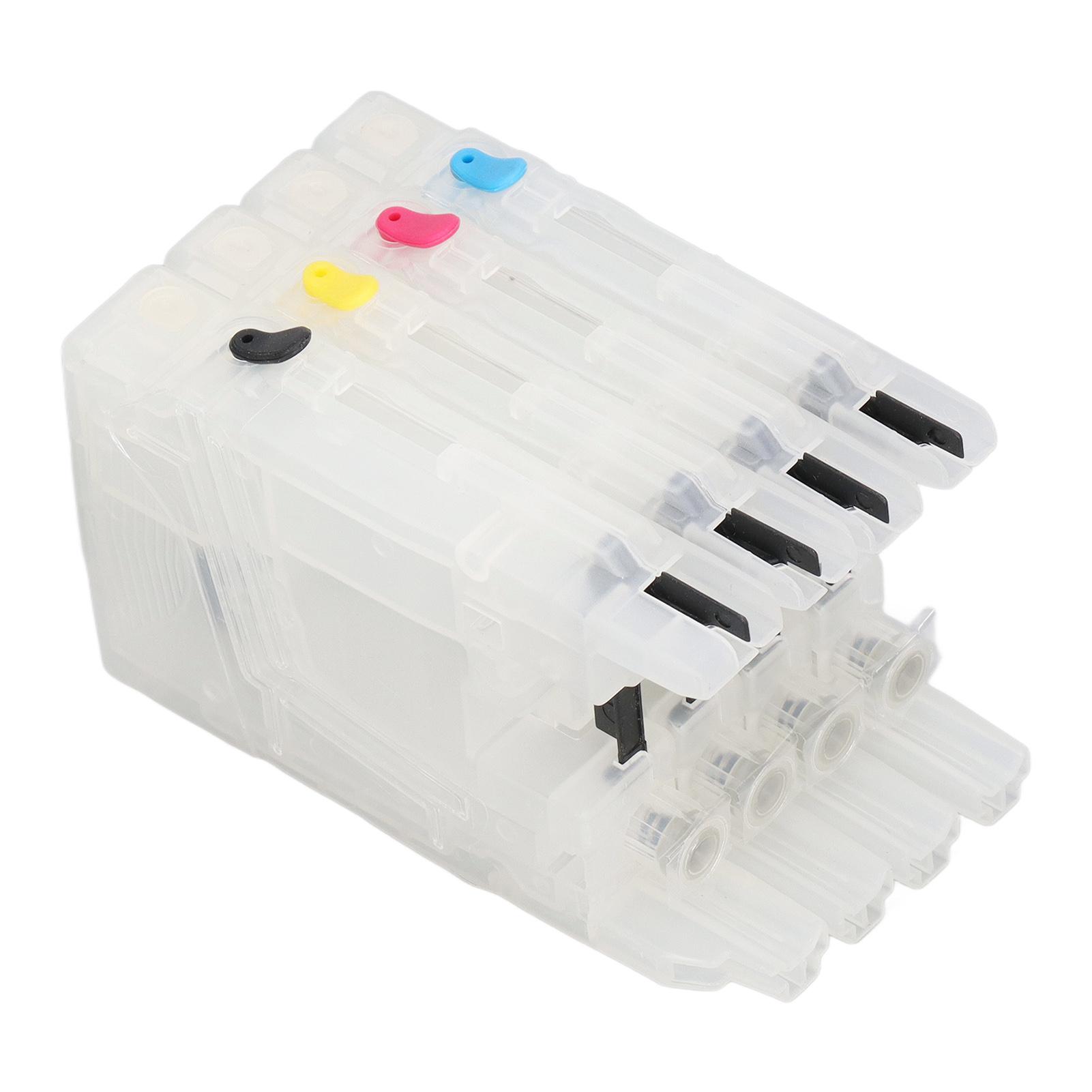 

4 шт. Картриджі сумісні заправні замінні BK C M Y 4 кольори для струменевого принтера