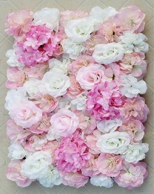 Silk Rose Flower Wall Home Decor Champagne Artificial Flower for Wedding Decoration Flower Wall Romantic Wedding Backdrop Decor
