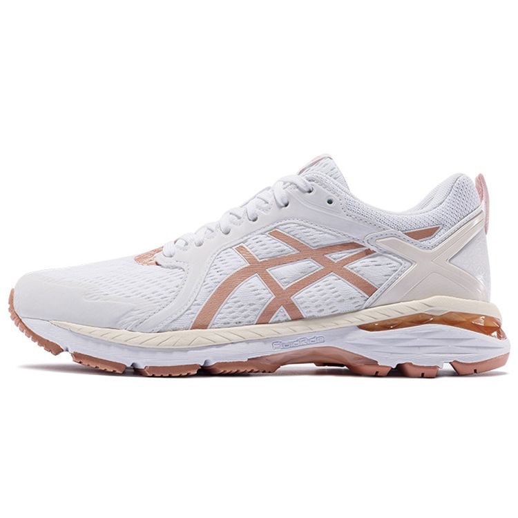 Asics GT-Motor Fabric Synthetic Leather Comfortable Low-Top Running Shoes Women sneaker White Platinum 1012A808-100