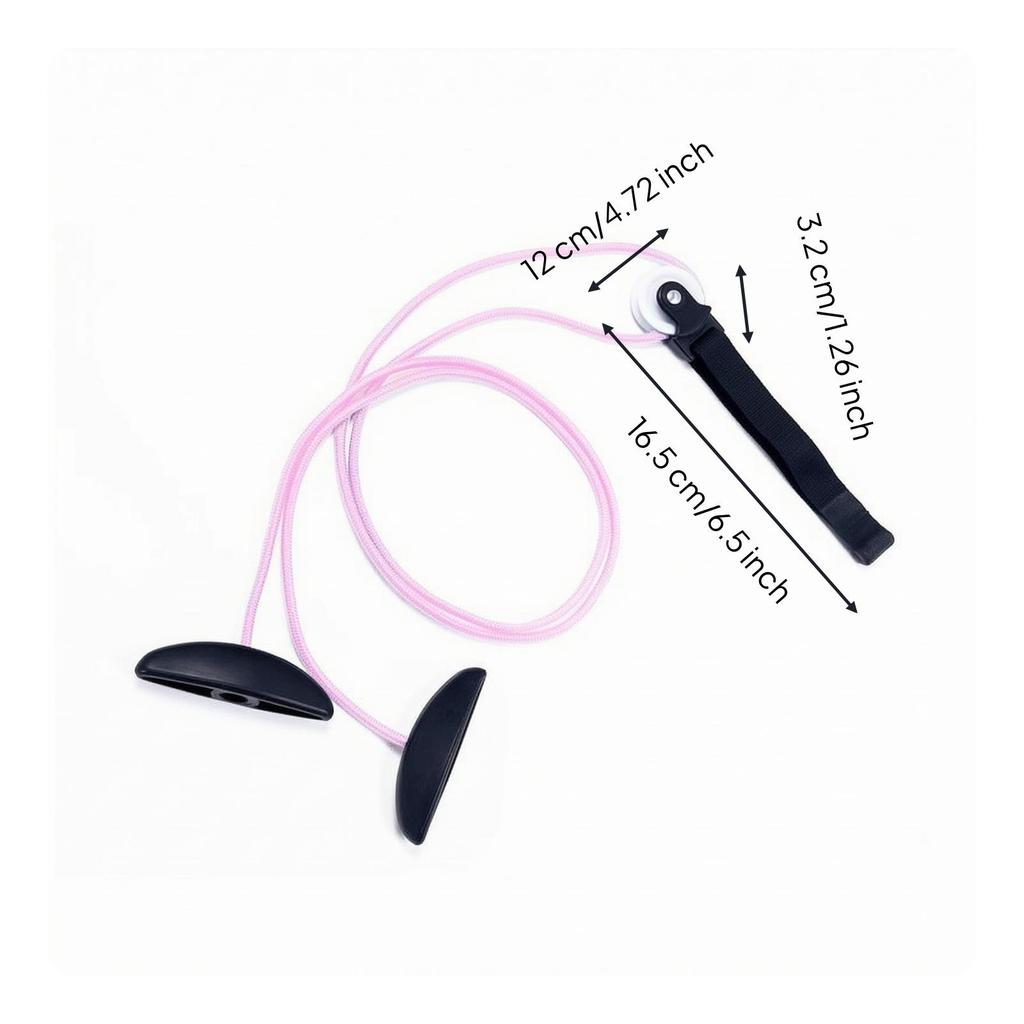 Shoulder Training Rope with Pulley Compact Door Exercise Foot Pedals Portable Pedal