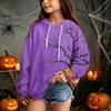 Kids Halloween Print Hoodie Pullover Sweatshirt for Boys Girls Casual Wear