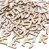 100Pcs Random Mixed Wooden Letters Alphabet English Number Digtal DIY Scrapbooking Arts Crafts Wedding Embellishments Decoration
