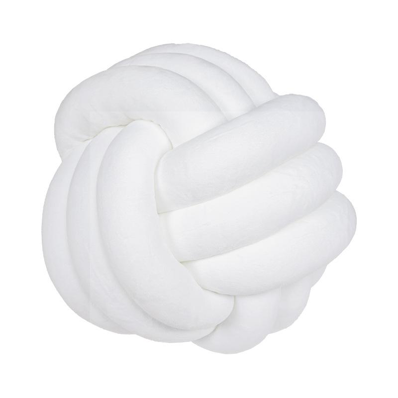 Nordic Stay Striped Cushion Plush Pillow Throw Knot Throw Pillow Cushion Sofa Pillow Living Room Round Ball Cushion