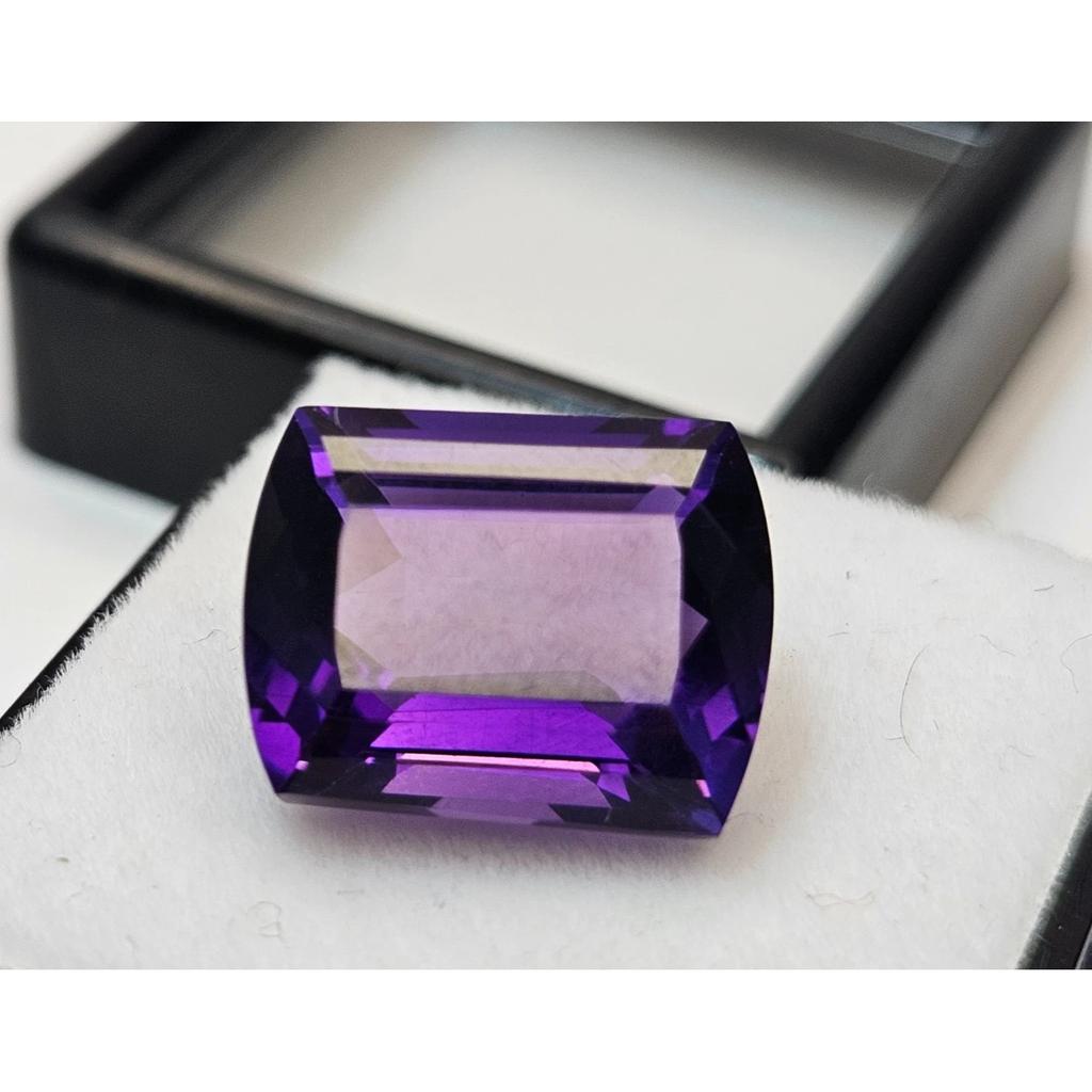 Fabulous Natural Purple Amethyst 6-7 Ct Fancy Cushion Cut Loose Gemstone