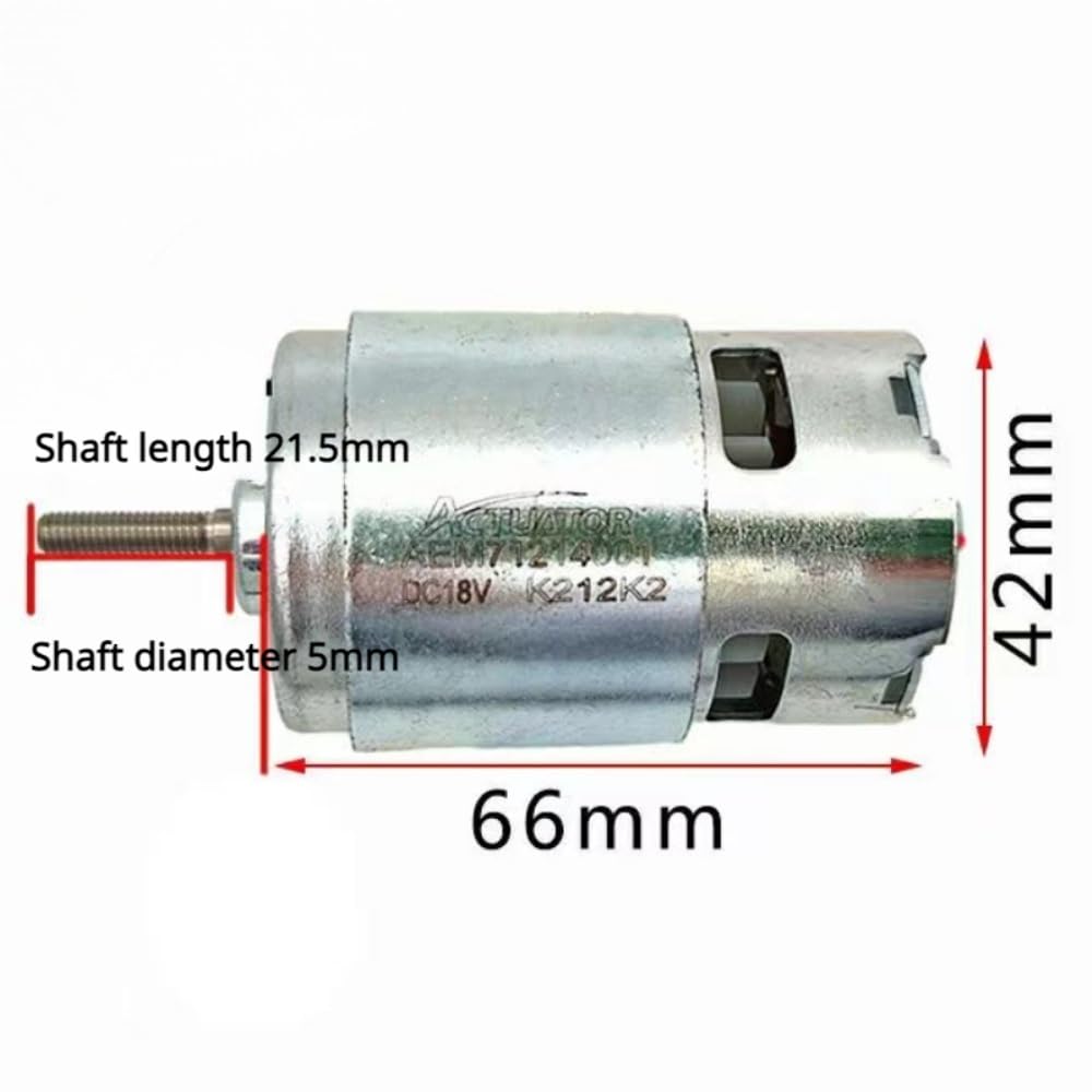 755 DC motor pro vyžínač 18V 120W motor sekačky na trávu s dlouhou hřídelí pro efektivní sekání a zastřihování plevele