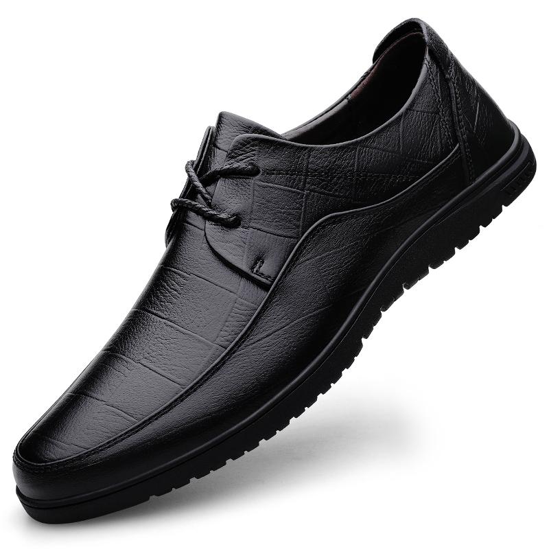 Fashion High Quality Men's Business Formal Shoe Genuine Leather Oxford Shoes Luxury Brand Men Formal Dress Footwear Classic Brogue Shoes