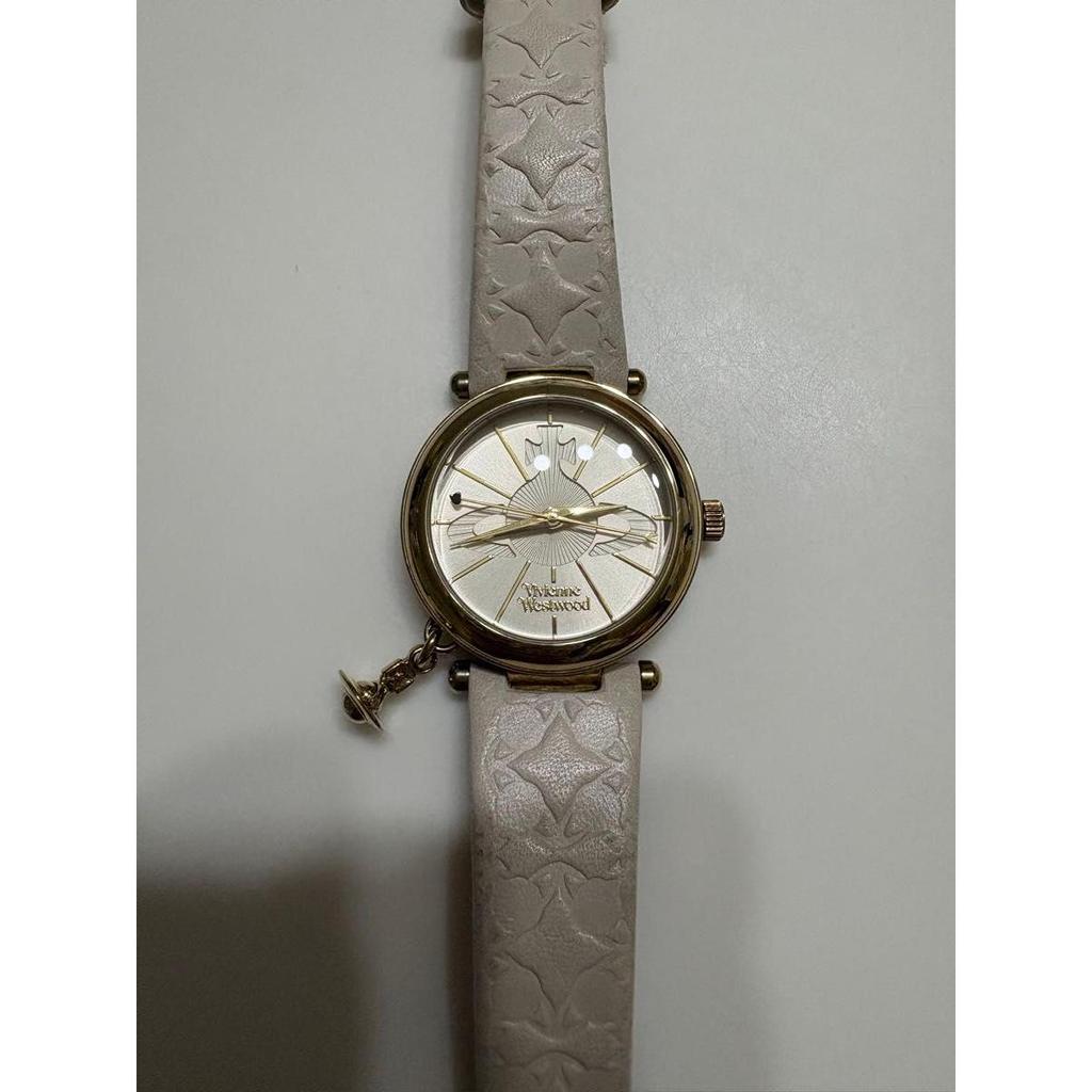Used Vivienne Westwood ORB II Watch White Leather