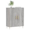 VidaXL Buffet Sonoma Grey 69.5x34x90 Cm Engineered Wood 827714