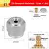 Universal Single Cold Faucet Handle & Angle Valve Set for Kitchen/Bathroom
