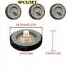 4pcs/set 14.3x5x1.5mm Cassette Card Seat Idler T Wheel for Sharp GF-800 GF-900
