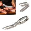 Rib Prep Tool Stainless Steel Rib Membrane Removal Tool for BBQ Enthusiasts for Easy Membrane Removal BBQ Accessories