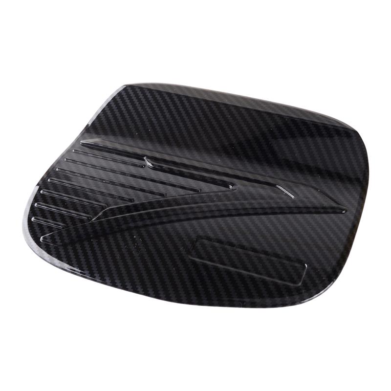Carbon Fiber Style ABS Car Exterior Fuel Gas Tank Cap Cover Fit for Mitsubishi Outlander   2024