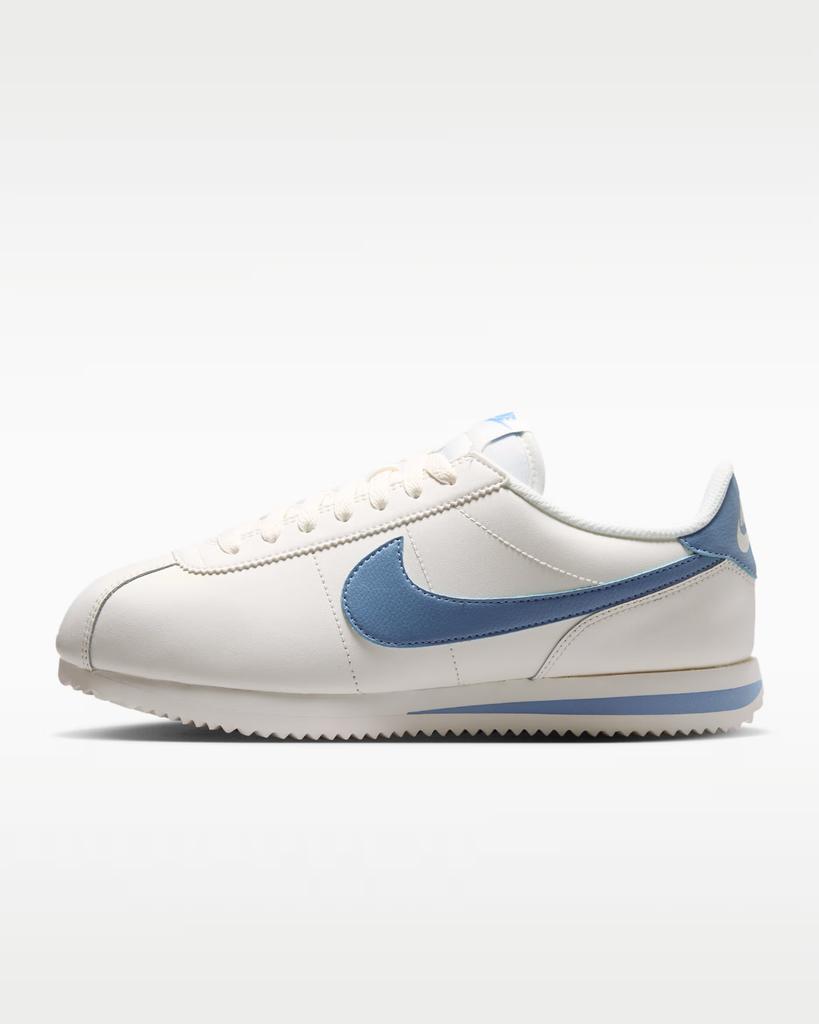 DN1791-119 Nike Cortez in Pelle "Sail/Work Blue" (Da donna)