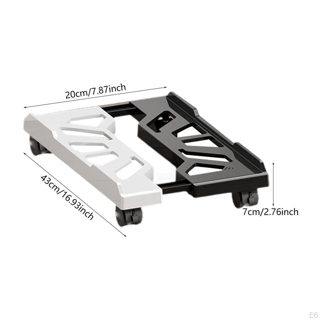 Computer Tower Stand CPU Space Saving Sturdy Heavy Duty Adjustable Width 20cm To 28cm with