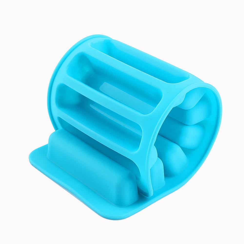 Colorful Cylinder Ice   Tray Freeze Mould Fondant Chocolate Mold Make Silcone