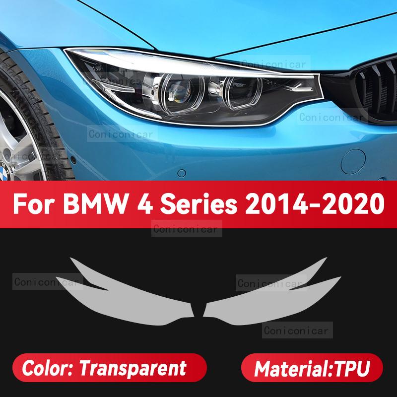 For BMW 4 Series F32 F33 F36 G22 G23 G26 2014-2024 Car Headlight Protective Cover Film Front Light Tint Change Color Sticker